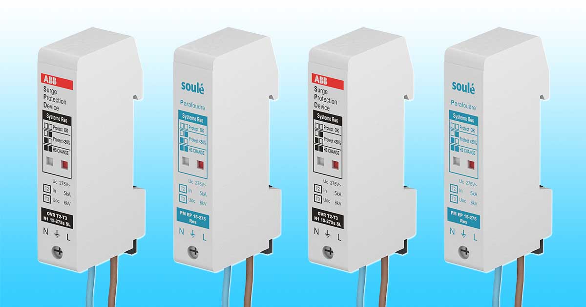 The new SPDs by ABB for the surge protection