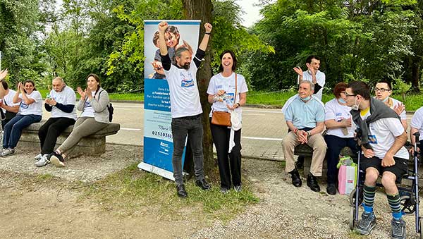Walk along the Schiranna with the frail people the Foundation cares for, which took place on May 31
