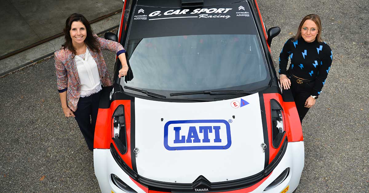 LATI with Tamara Molinaro in the WRC2